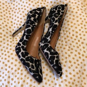J Crew fabric pumps